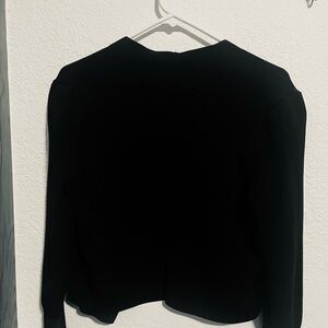Chic Black BlazerJardigan Large MM LaFleur Sant Ambroeus